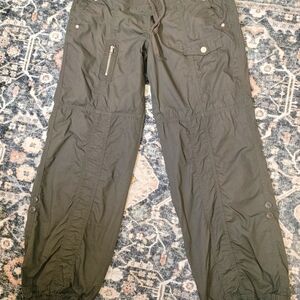 NWOT! Almost Famous Women's Charcoal Gray Cargo Jogger Pants. Size XL